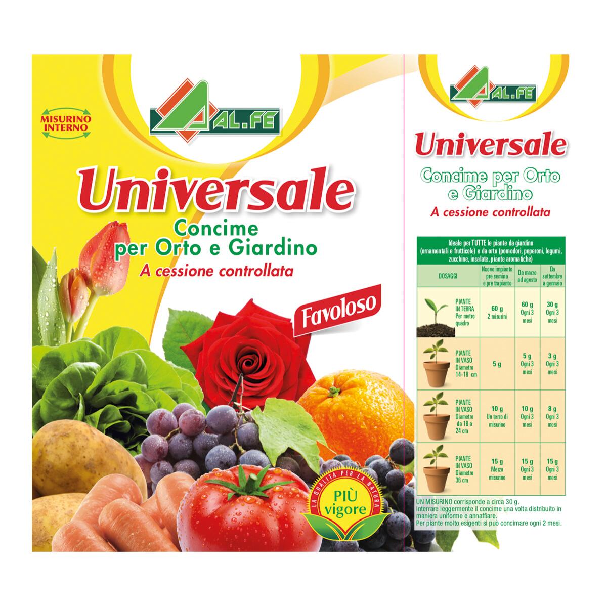 Concime granulato per uso universale Universale per orto e giardino 1 kg - 3