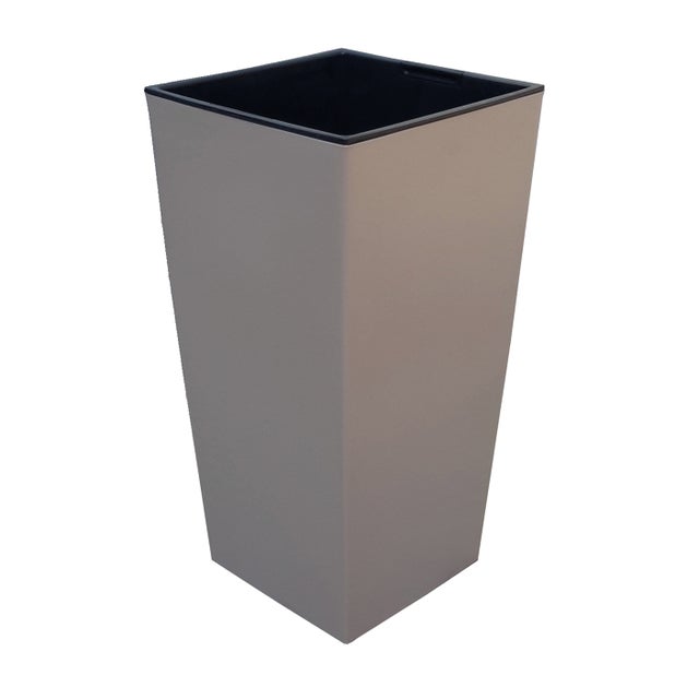 Matches21 Vaso Per Piante Addominale In Plastica Marrone – 35x14 Cm, Con Fori Drenaggio, Per Interni/esterni - 3