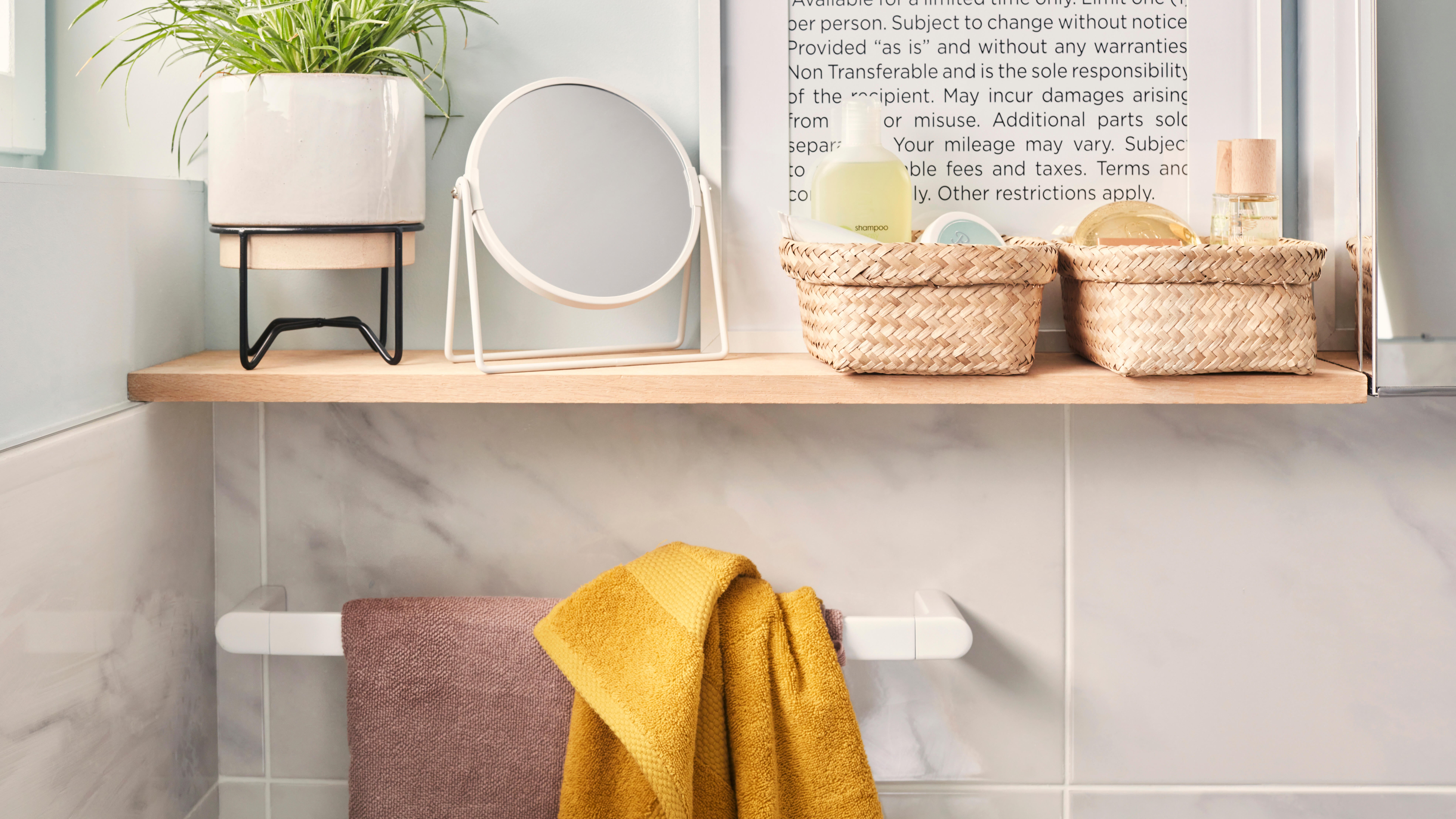 Etagère murale chêne, L.90 x P.18 cm Ep.18 mm - 2