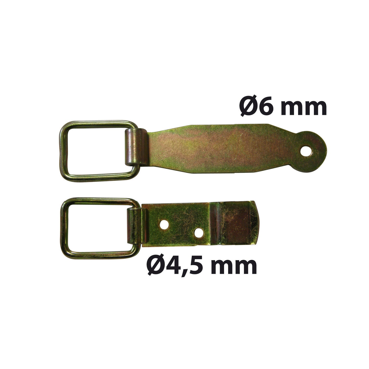 Loquet et support acier zingué, H.65 x L.130 x P.10 mm AFBAT - 3