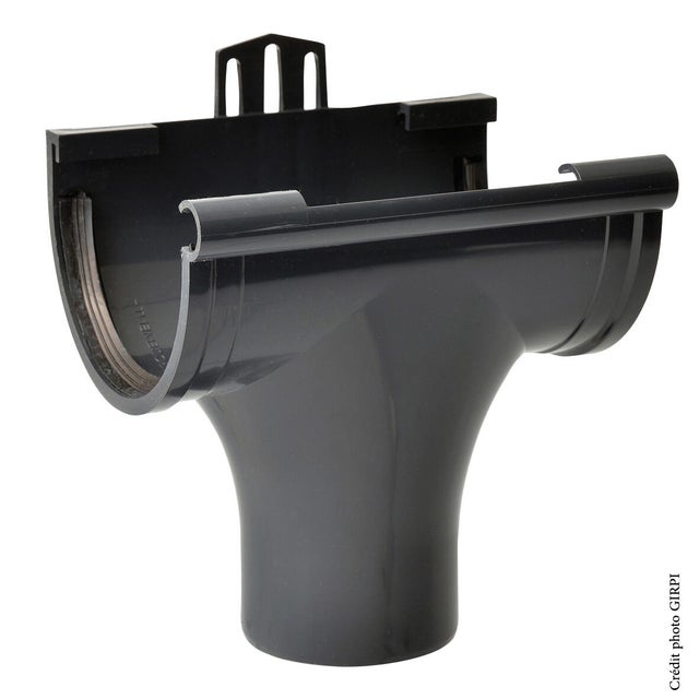 Naissance à joint pvc noir GIRPI, Dév.25 cm