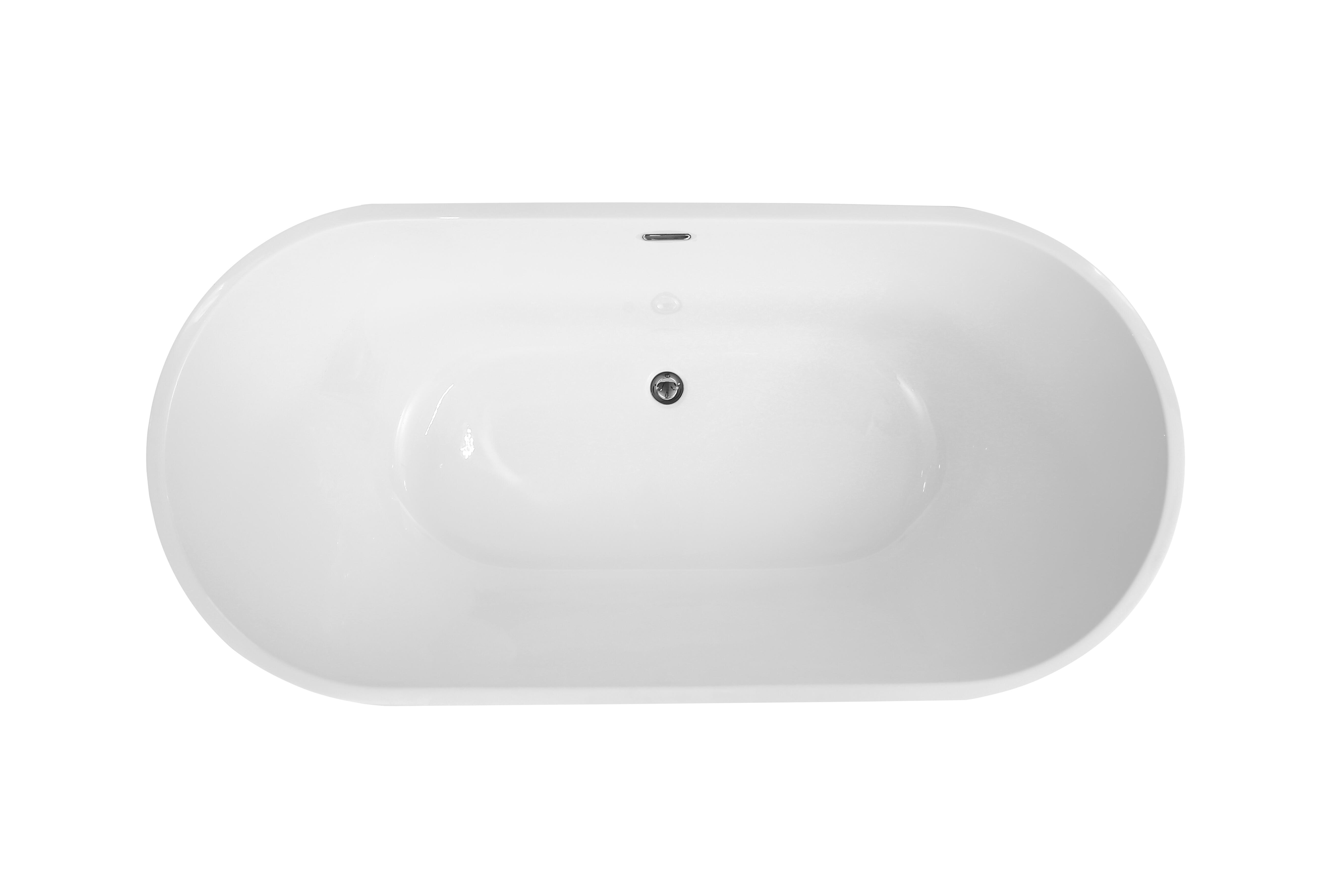 Baignoire îlot l.75 x L.150cm blanc Anna BALNEO - 5