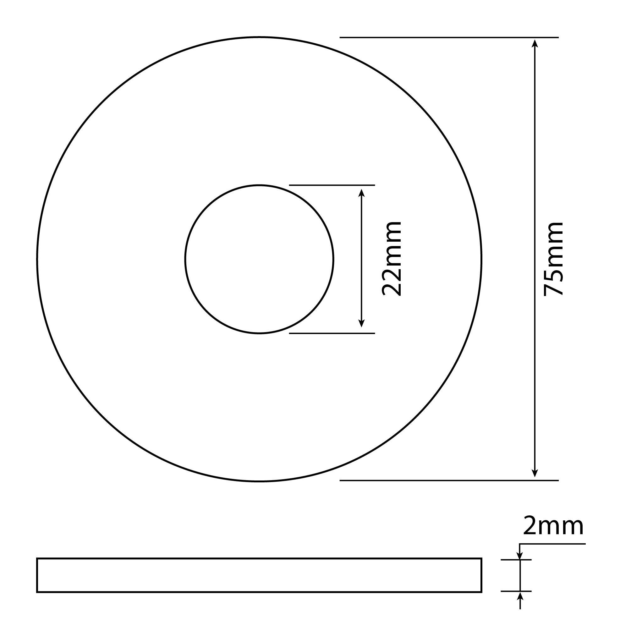 Joint WC pour soupape IDEAL STANDARD l.7.5 x H.0.2 x P.5.5 cm - 2