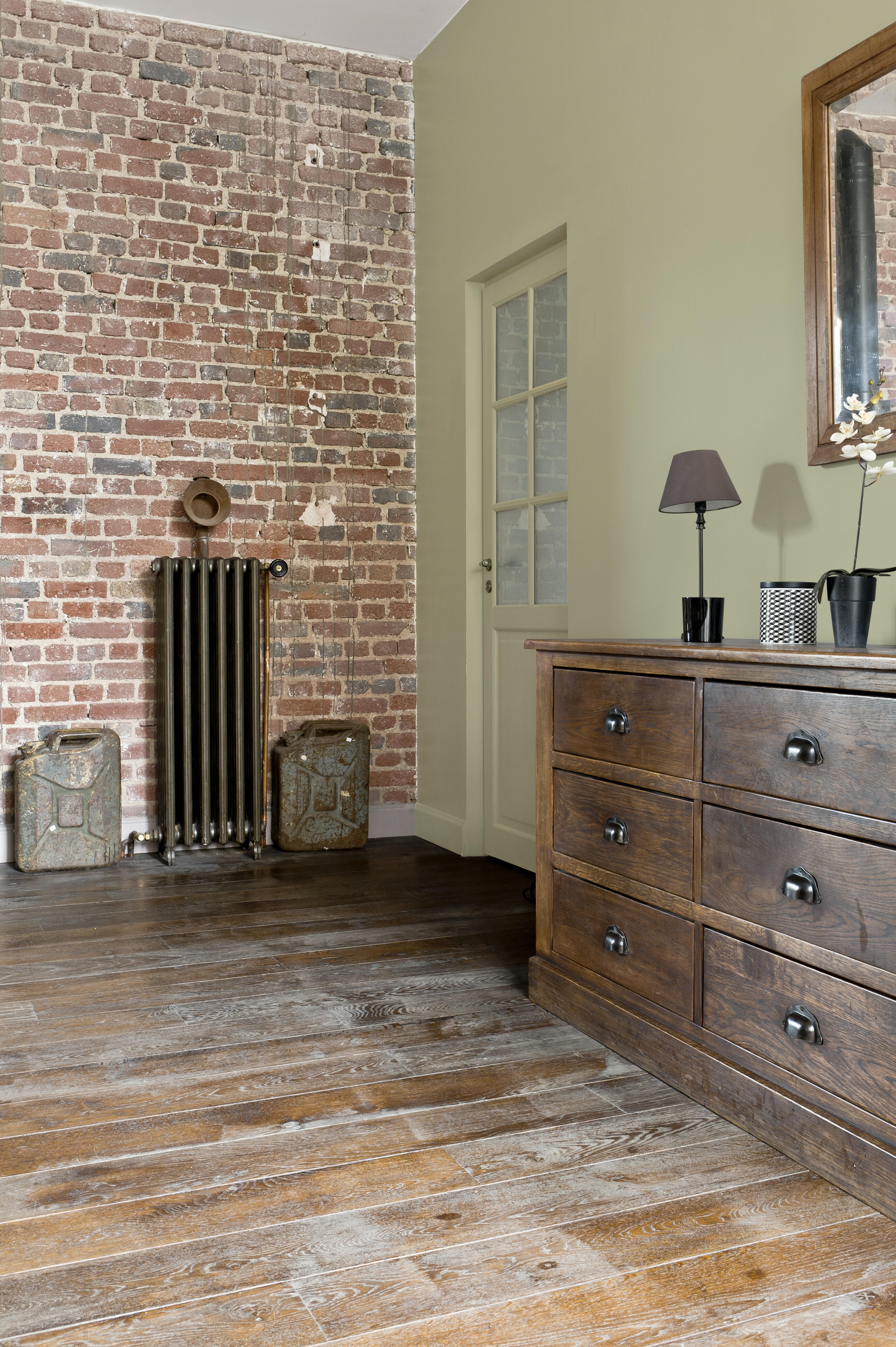 Peinture mur, boiserie, radiateur vert gaspésie satin RIPOLIN , 2.5L - 5