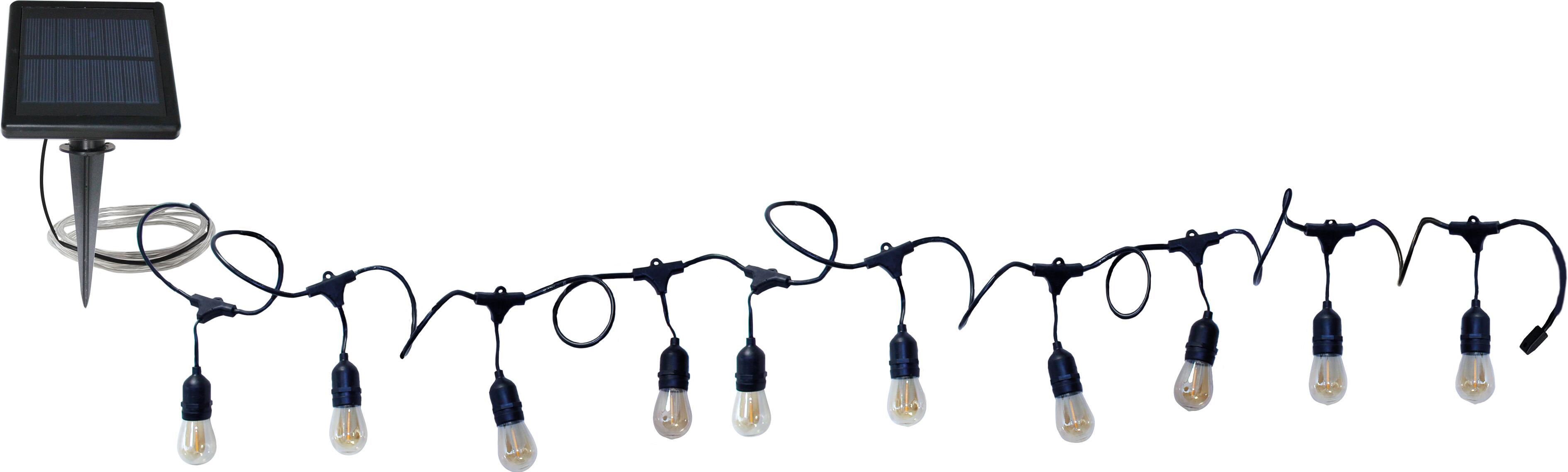 Guirlande solaire et rechargeable USB 10 ampoules 200 lumens Riogrande - 3