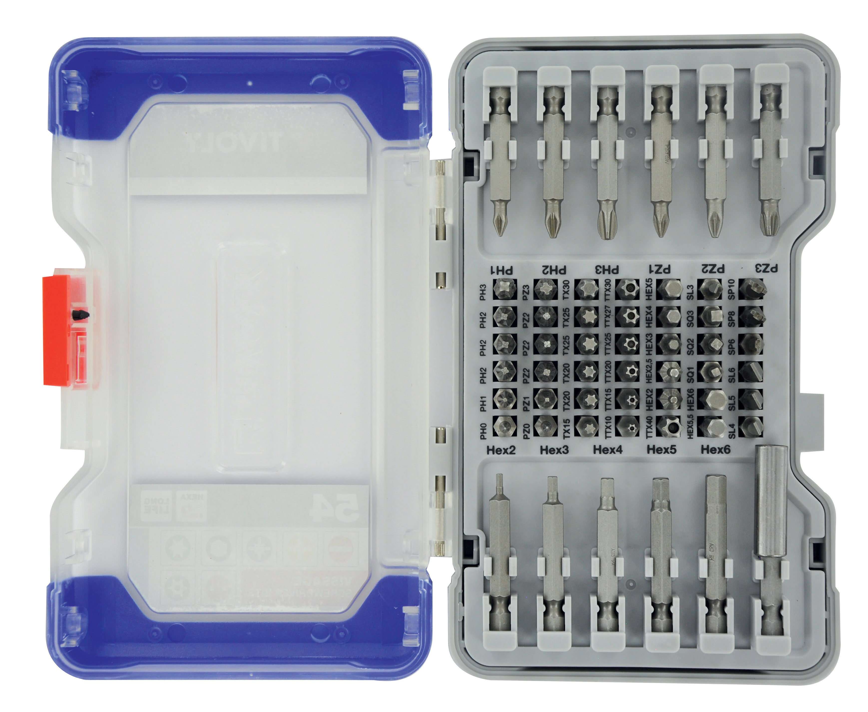Coffret de 53 embouts de vissage + 1 porte-embout magnétique TIVOLY - 2