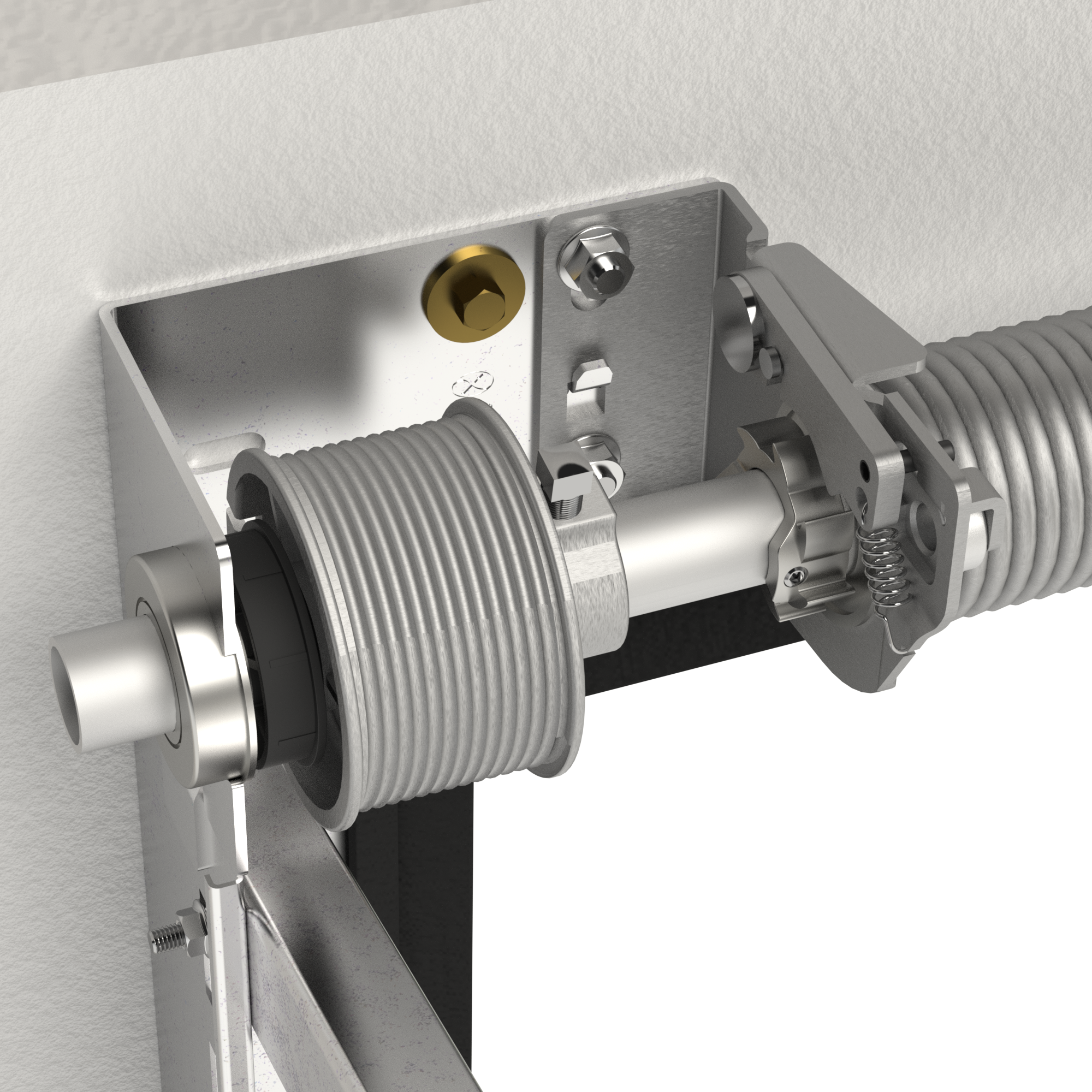 Porte de garage sectionnelle motorisée ARTENS essentiel H.200 x l.240 cm - 8