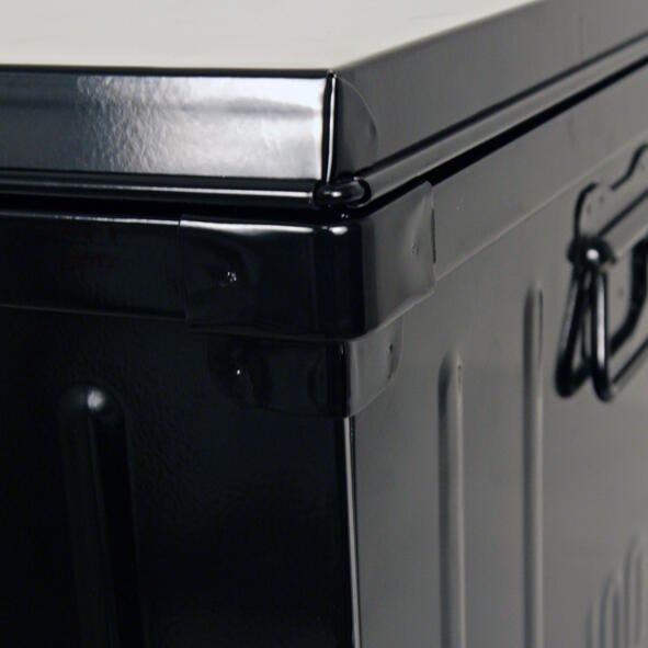 Boîte de chantier acier noir l.90 x H.37 cm SNOR - 3