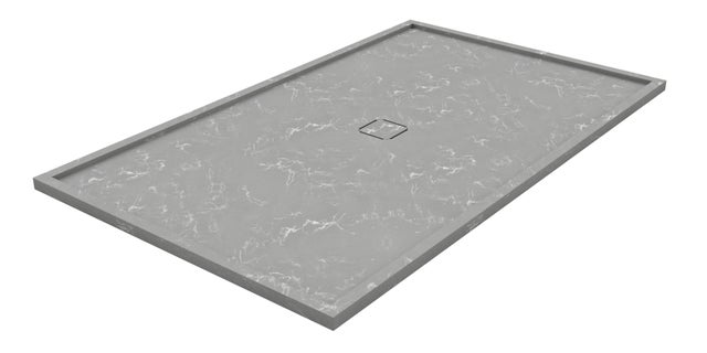 Plato de ducha Edo 140x70 cm gris piedra