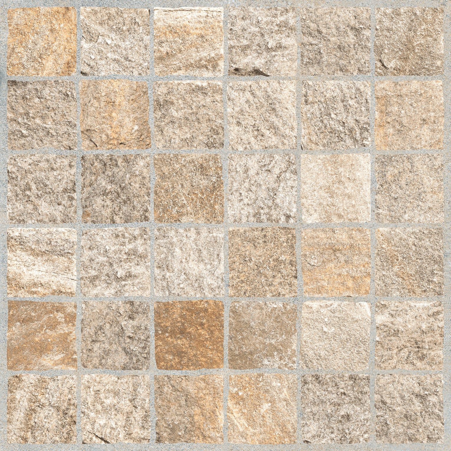 Dalle extérieure effet pierre beige Selce RONDINE, L.60.5 x l.60.5 cm x Ep.20 mm - 2