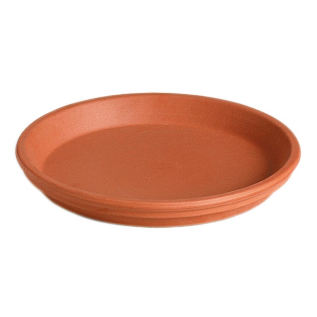 Soucoupe terre cuite DEROMA Cotto garden Diam.21.1 H.2.9 cm terre rouge