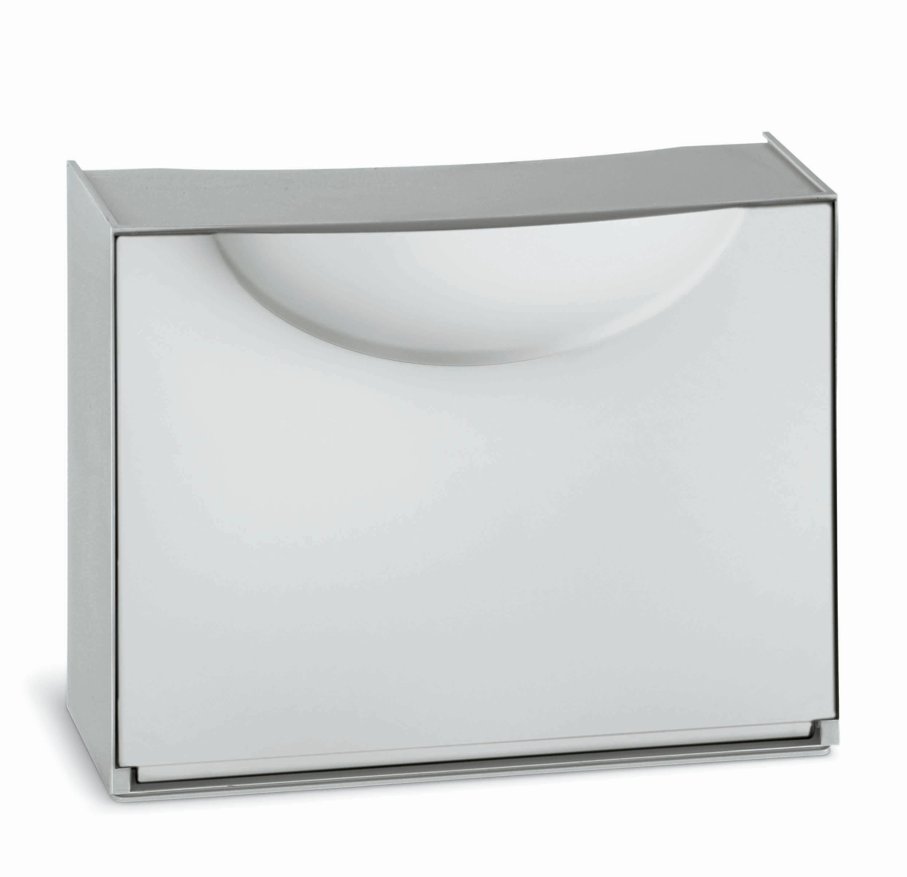 Scarpiera Harmony box 1 anta L 51 x H 39 x P 19 cm 3 paia, bianco - 2