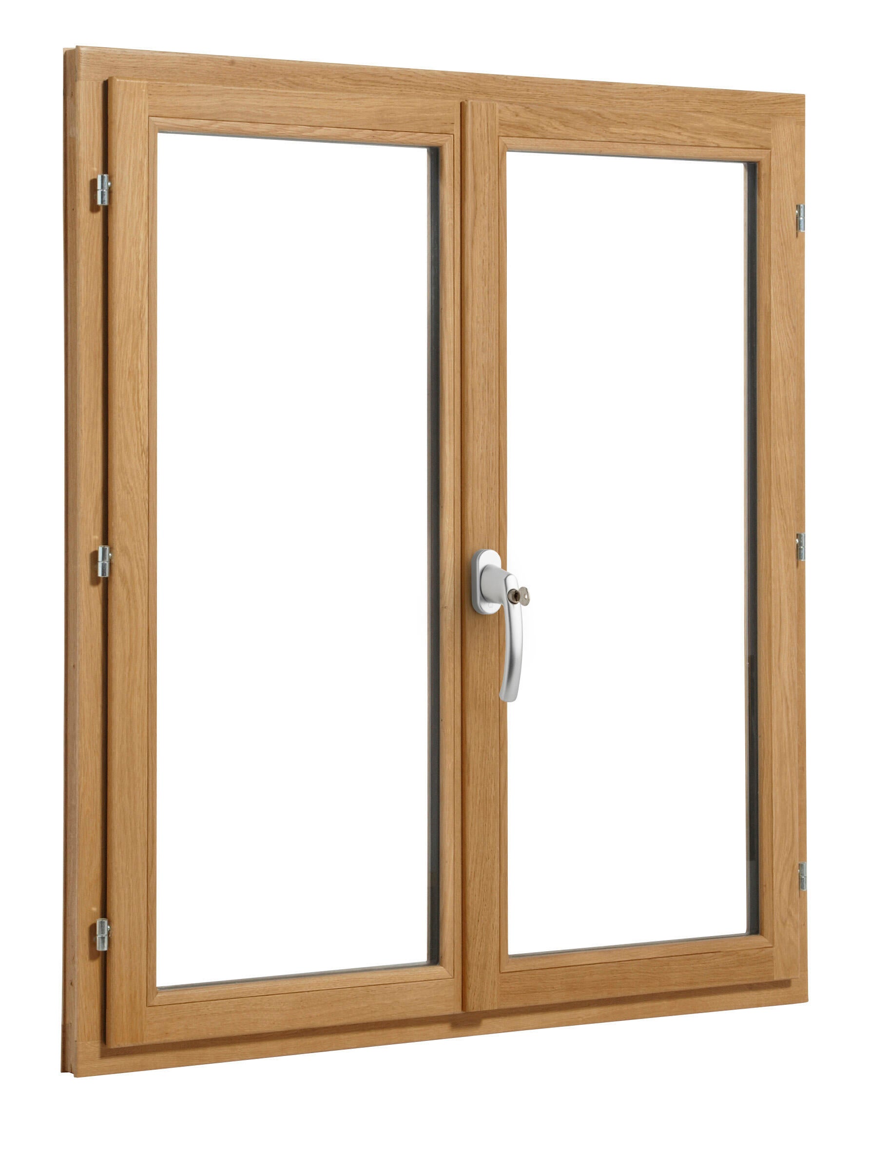 Poignée Lima à clé alu coloris inox pour fenêtres PVC - aluminium et bois - 3