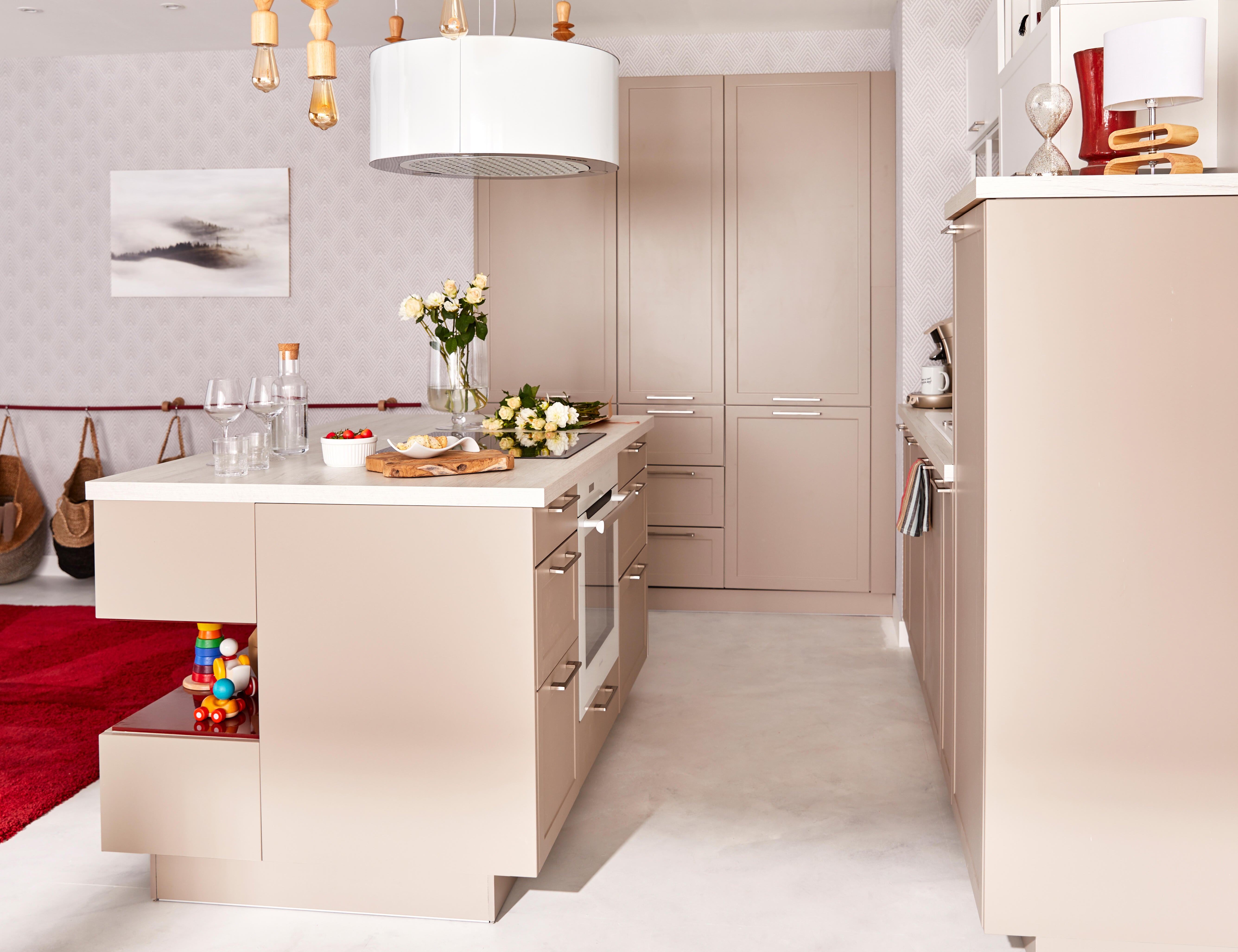 Porte de cuisine DELINIA ID Newport taupe mat H.63.7 x l.59.7 cm - 4