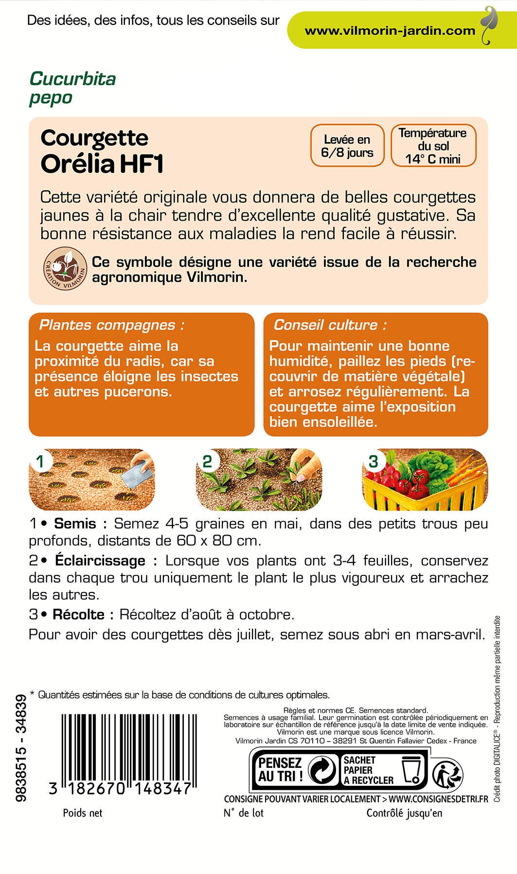 Graines VILMORIN 2 g - 2