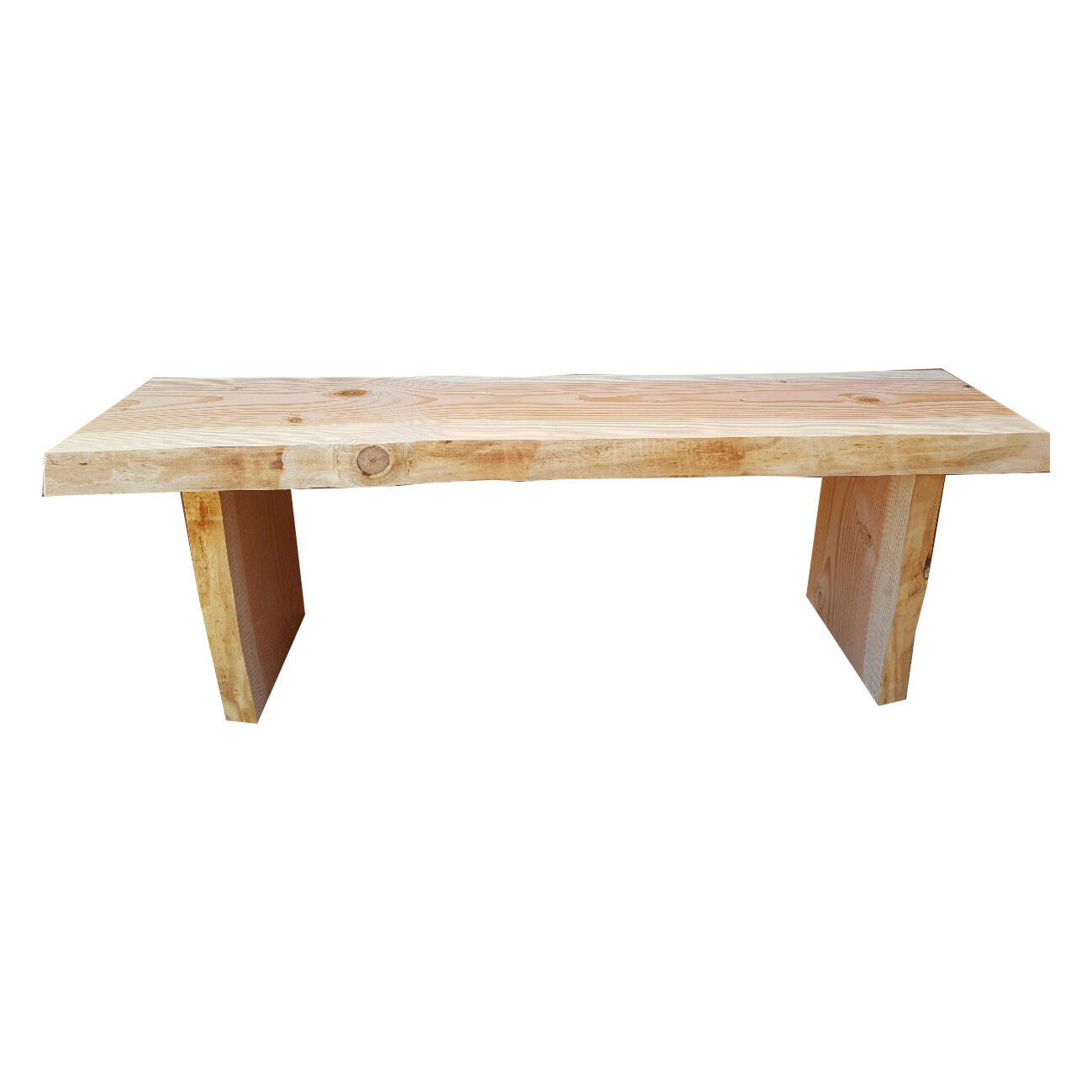 Panca rettangolare in abete grezzo 300 x 2000 x 450 mm - 2