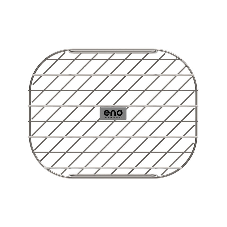 Grille réctangulaire de repos ENO, inox - 2