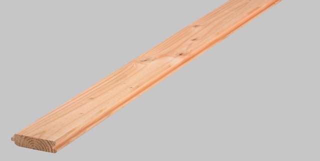 Lame à volet douglas petits noeuds raboté, 96x27 mm, long 250cm