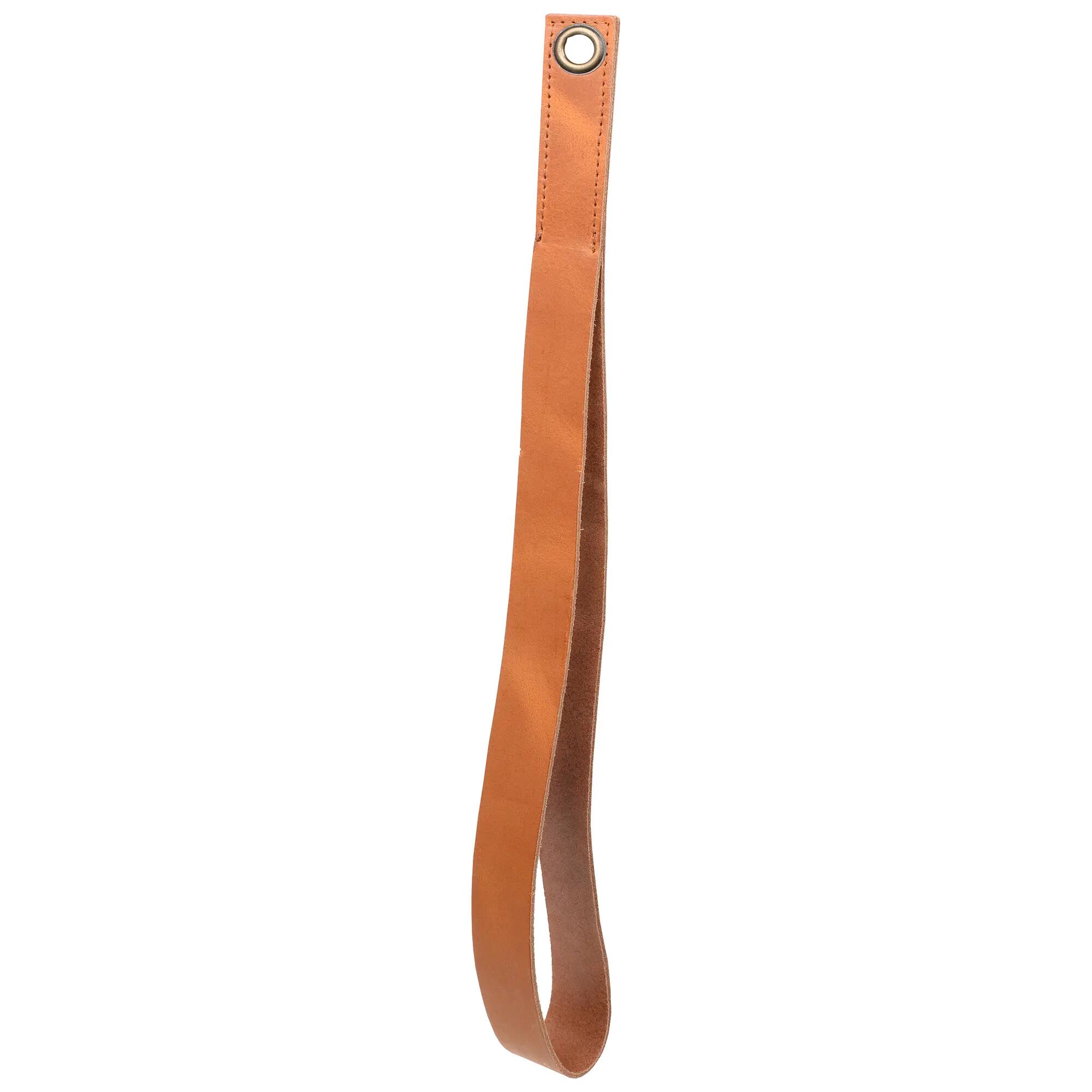 Equerre cuir marron cognac , H.100 x P.3 cm - 2