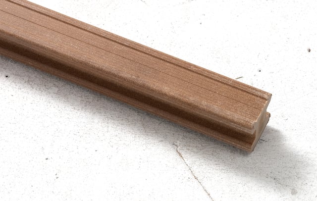 Lambourde pour terrasse composite Real2005004, brun, L.2.4 m x l.5 cm x Ep.5 cm