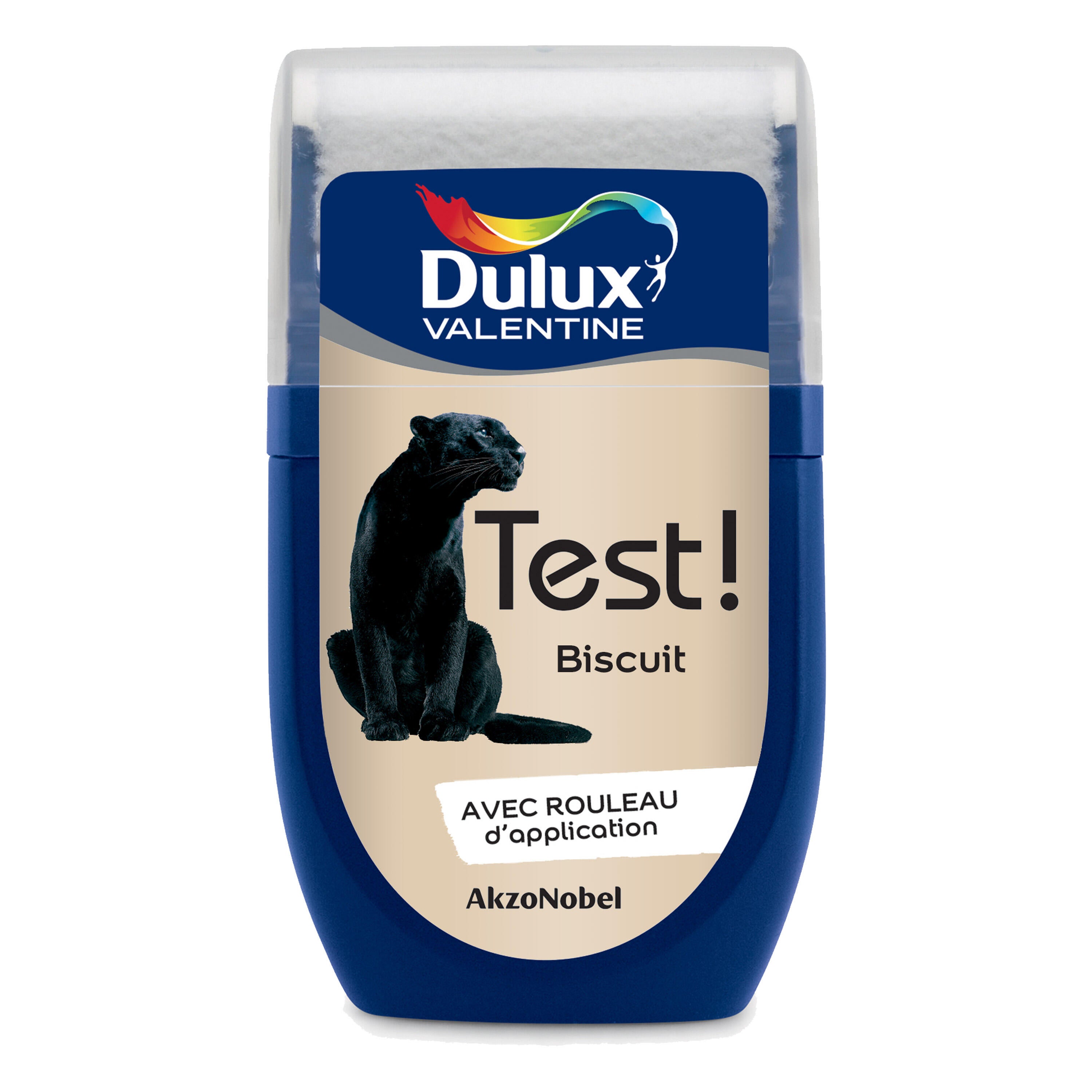 Testeur peinture mur, boiserie biscuit mat DULUX VALENTINE Crème de couleur 0.03 - 7