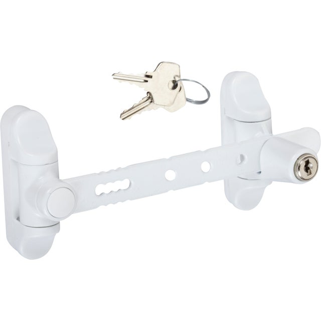 Entrebaîlleur De Sécurité CLASSIC Allongé Pour Porte 200m Couleur Chrome Socona O1al 86567184