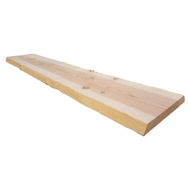 Tavola massello in legno di abete, L 30 x 200 cm x Sp 30 mm