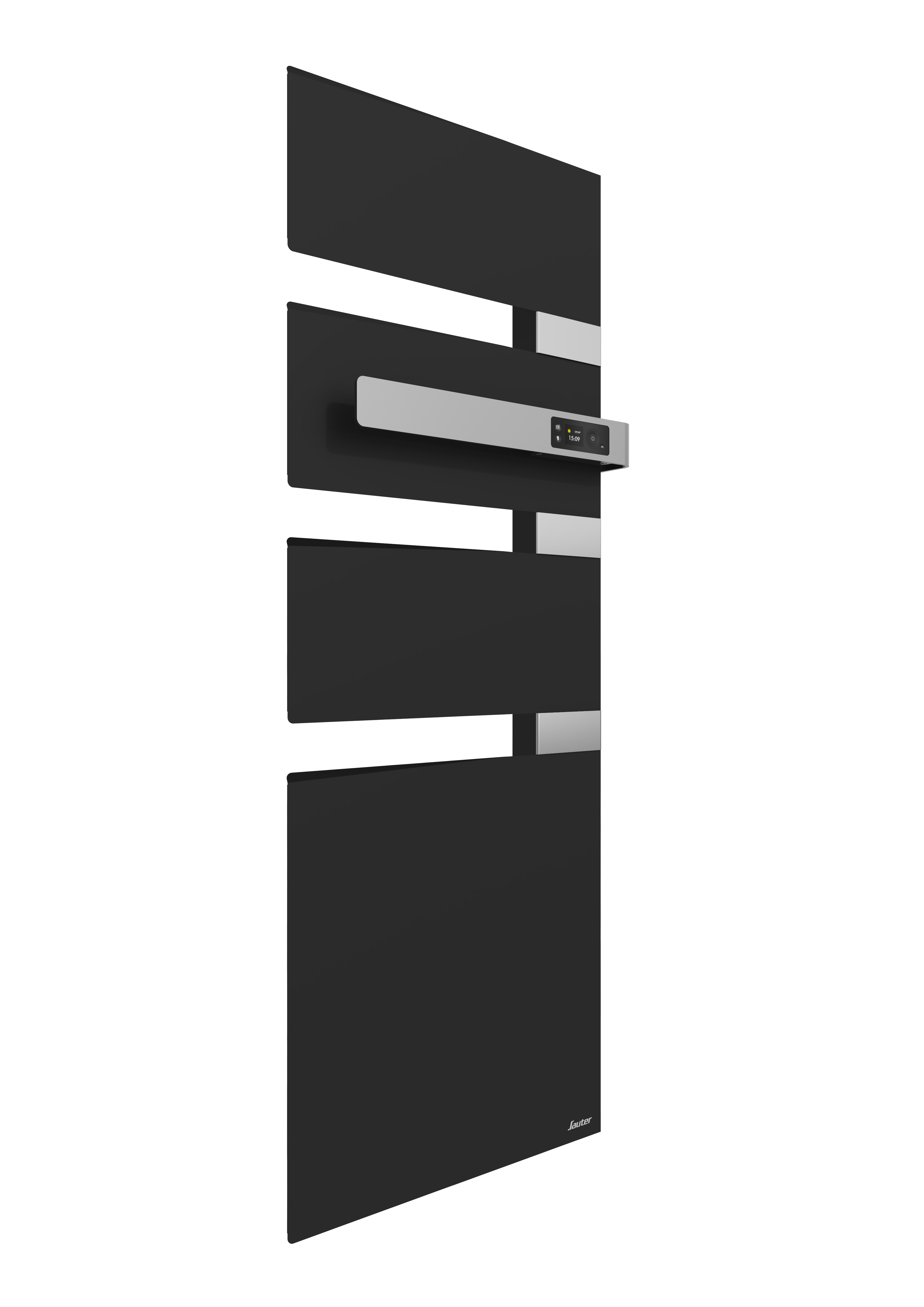 Sèche-serviettes électrique soufflant SAUTER 1750W, H.150 x l.58 cm Alutu music - 5