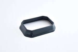 Embase pour poteau PVC texturé Clea noir, H.1 cm