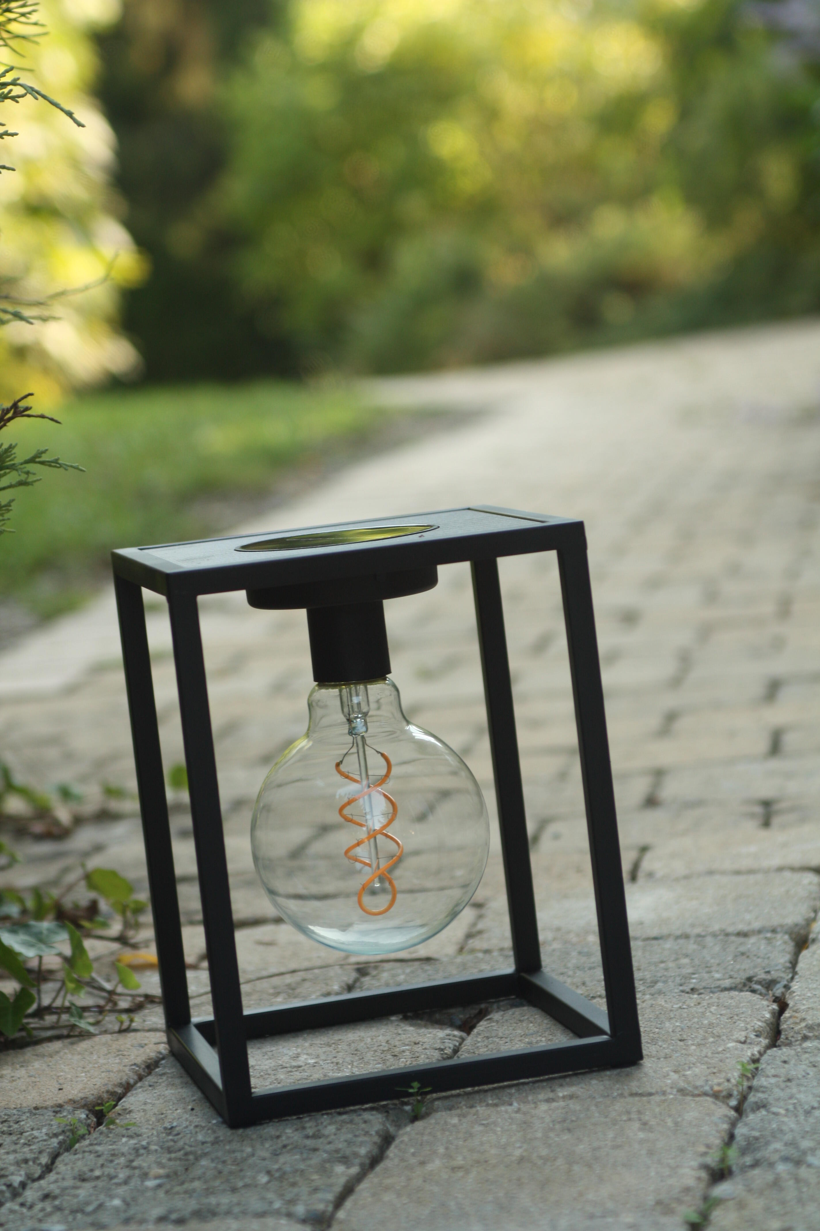 Lampe solaire Lulla 40 Lumen noir WATT & HOME - 4