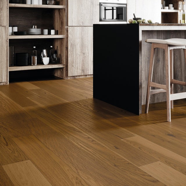 Parquet multistrato XL BARLINEK spazzolato e verniciato natura sp. 14/2.5 mm 1.37 m²