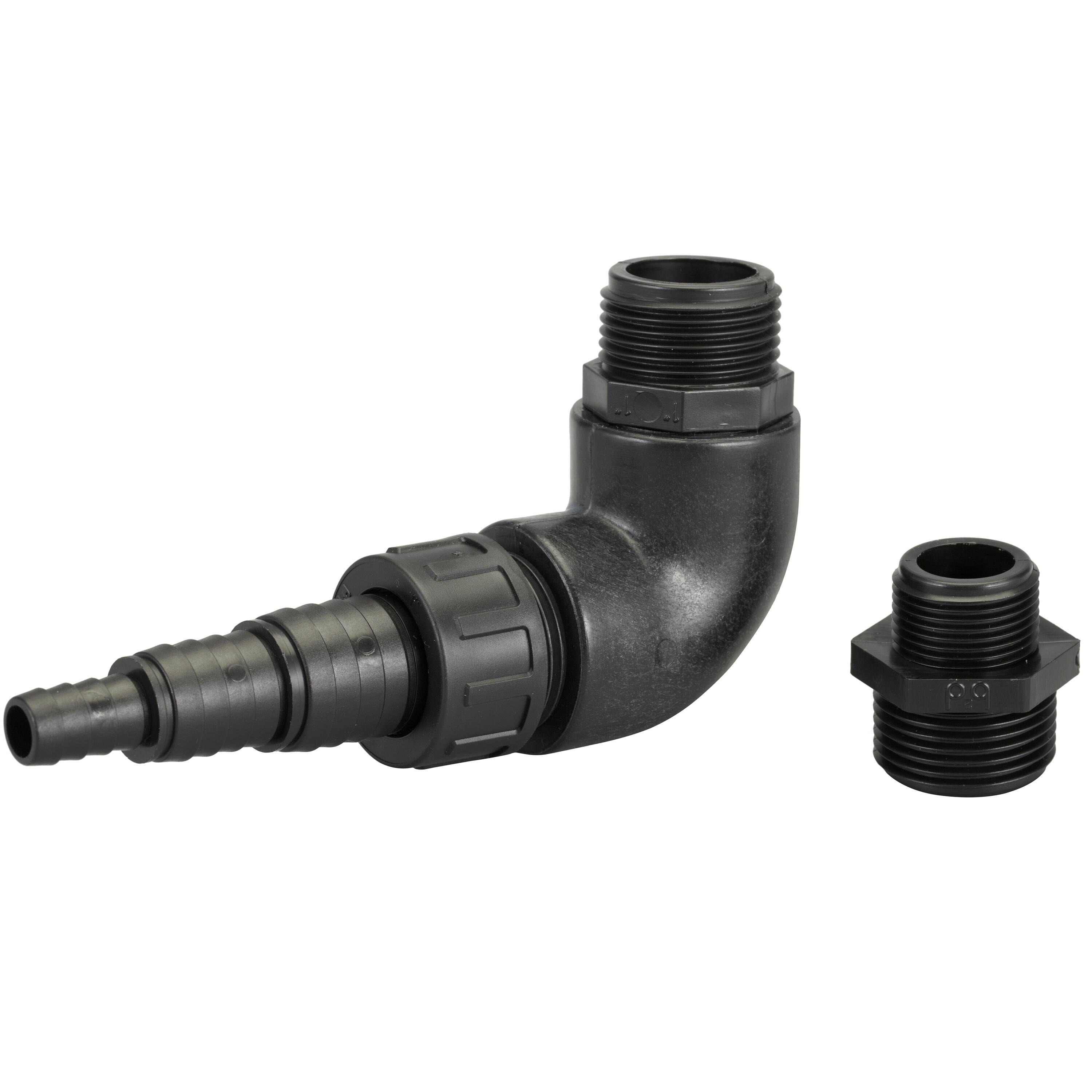 Kit irrigation en plastique FLOTEC cannelé cylindrique Diam.15/19/25mm mâle - 3