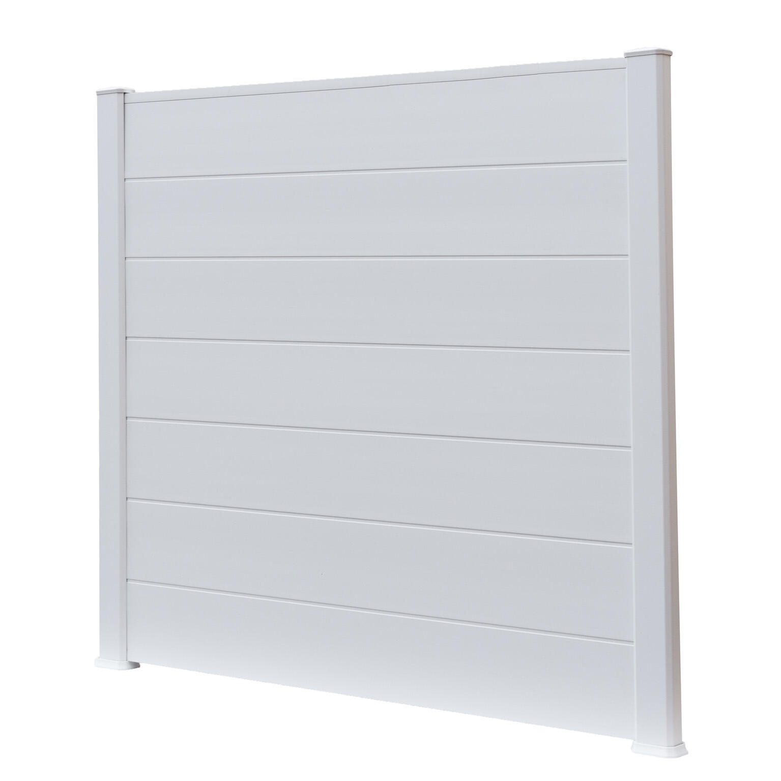 Poste base de PVC blanco CLEA - 3