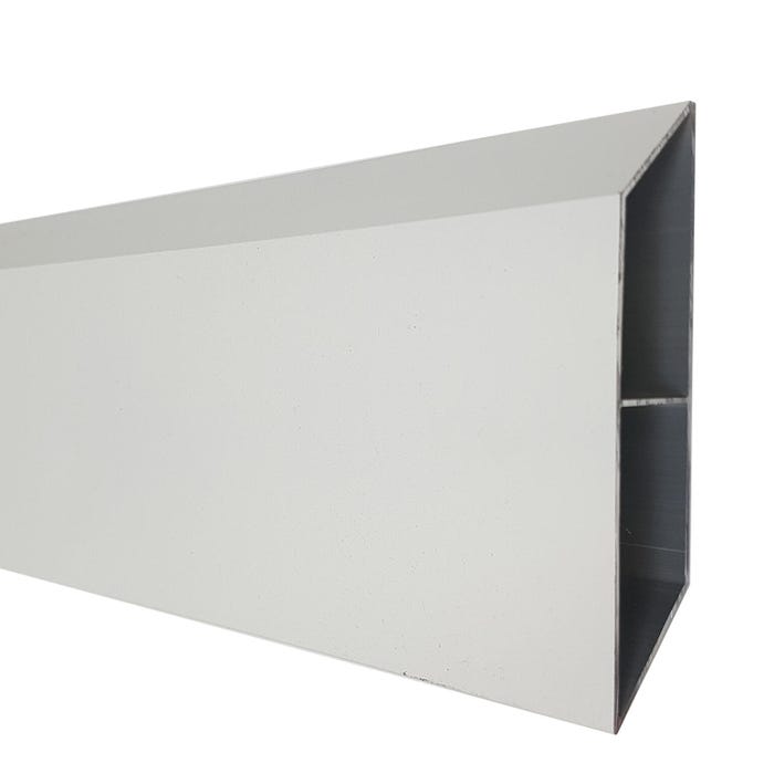 Lama para valla modulable de aluminio KLOS UP de 13 x 145 cm blanco ...