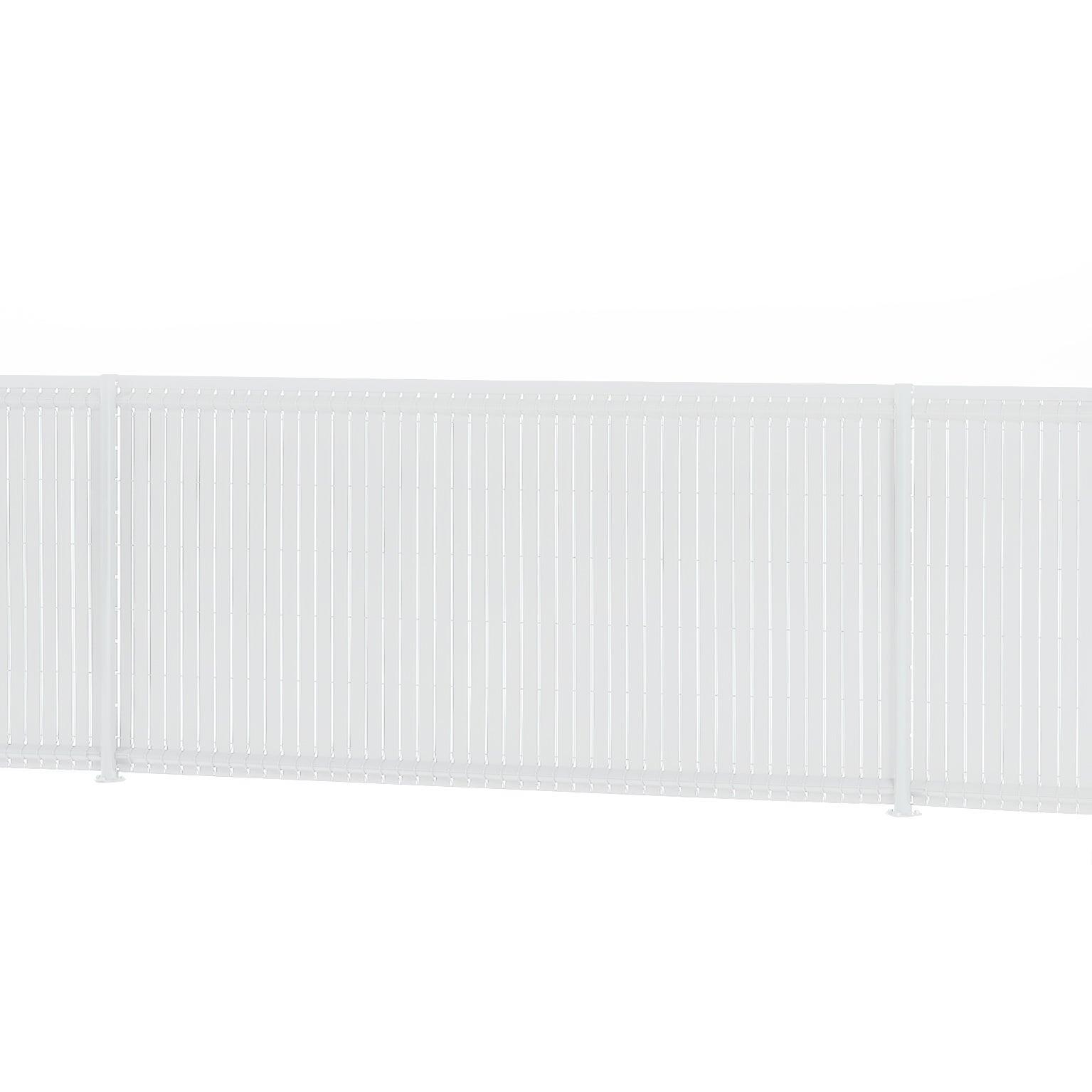 Kit lamelles occultantes rigides pvc, H. 120 X L.250 cm blanc, DIRICKX - 4