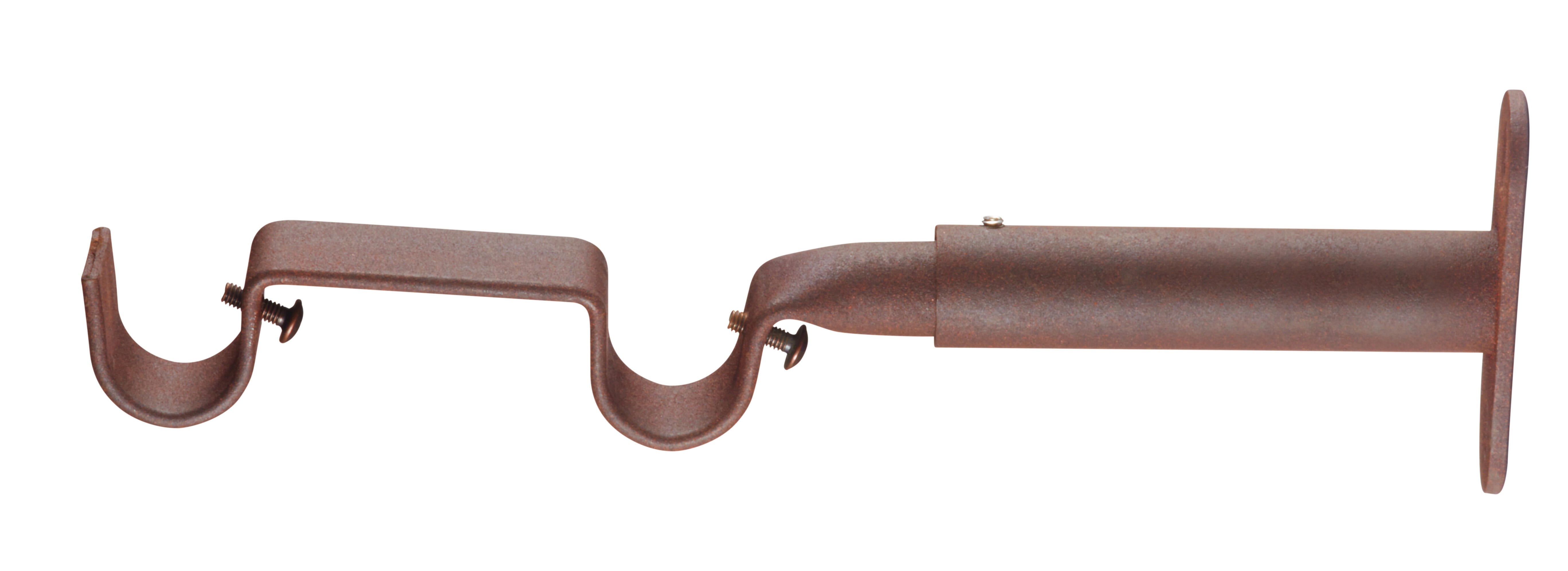 Support extensible tringle à rideau Cosy, 20 mm rouille brut INSPIRE ...