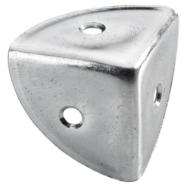 Coin de valise acier zingué HETTICH, L.28 mm