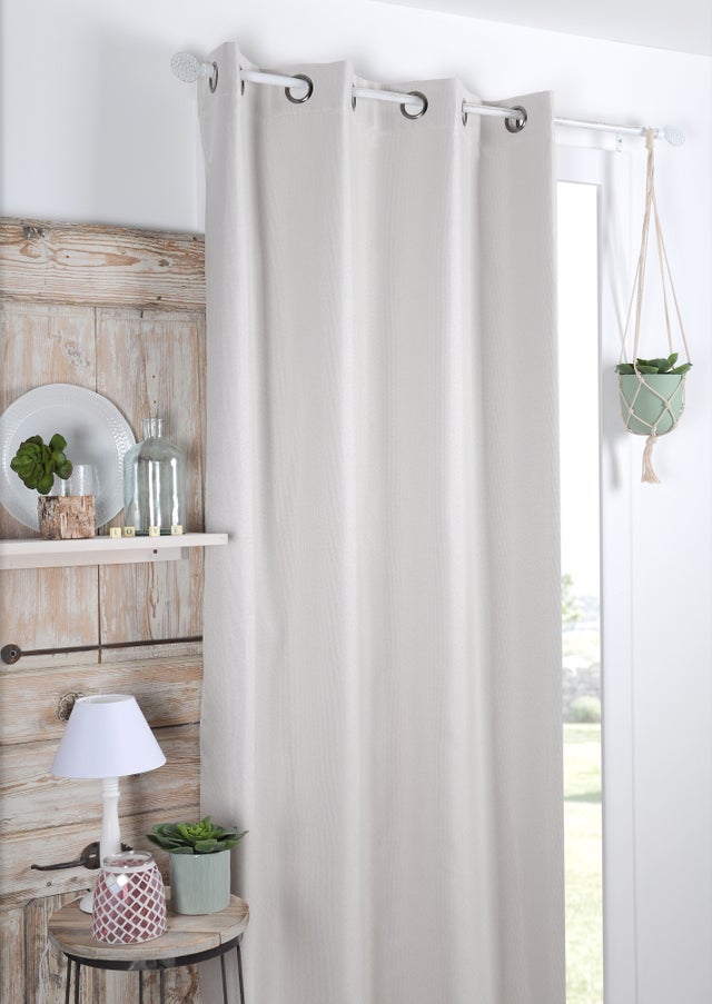 Rideau occultant, Copenhague, beige H.260 x l.140 cm