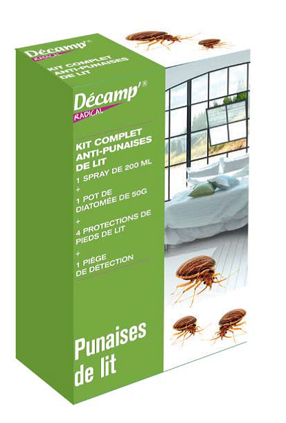 Kit insecticides et pièges anti-punaises de lit 
