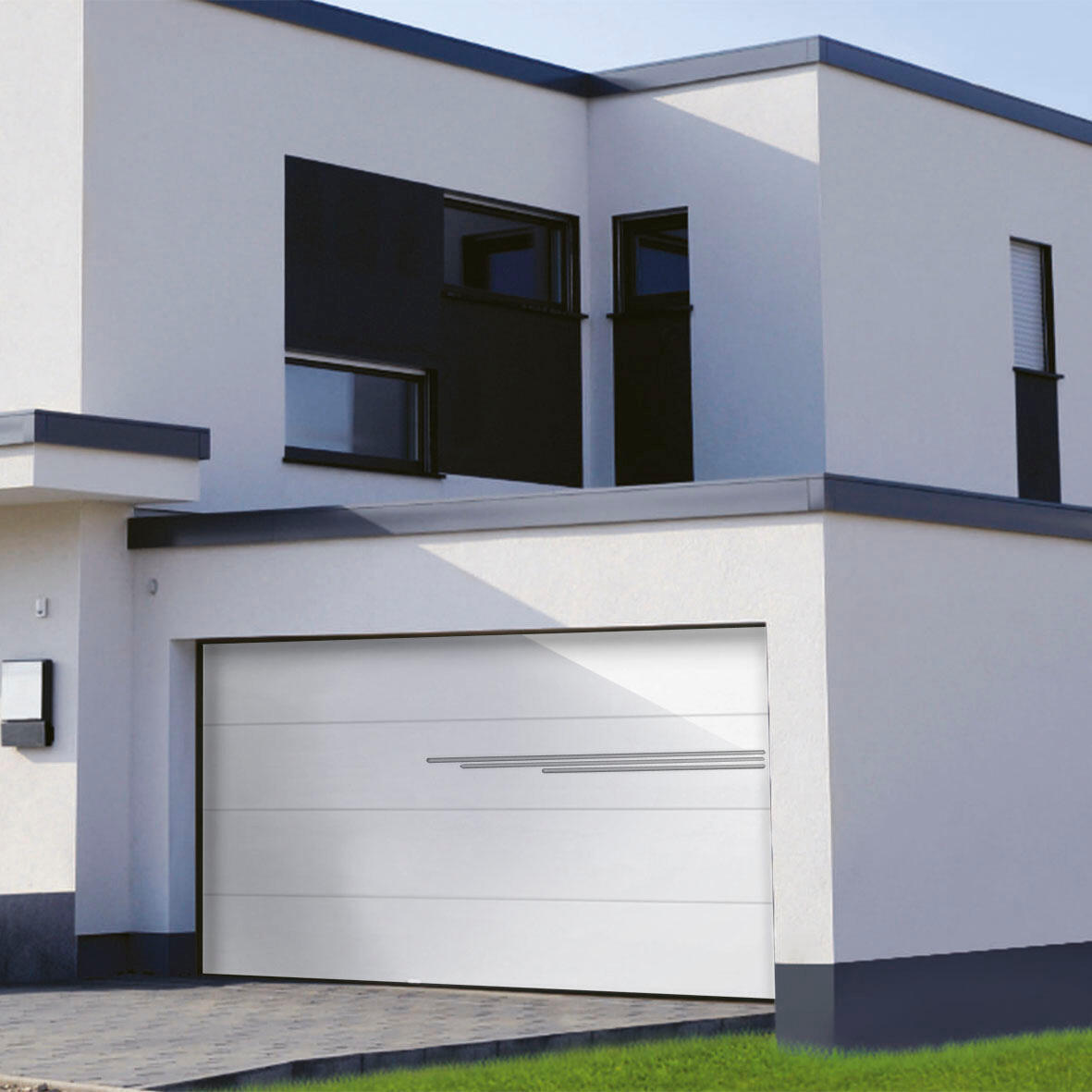 Porte De Garage Sectionnelle Eliade Motoris e H 200 X L 240 Cm Leroy porte-de-garage-sectionnelle-eliade-motoris-e-h-200-x-l-240-cm-leroy