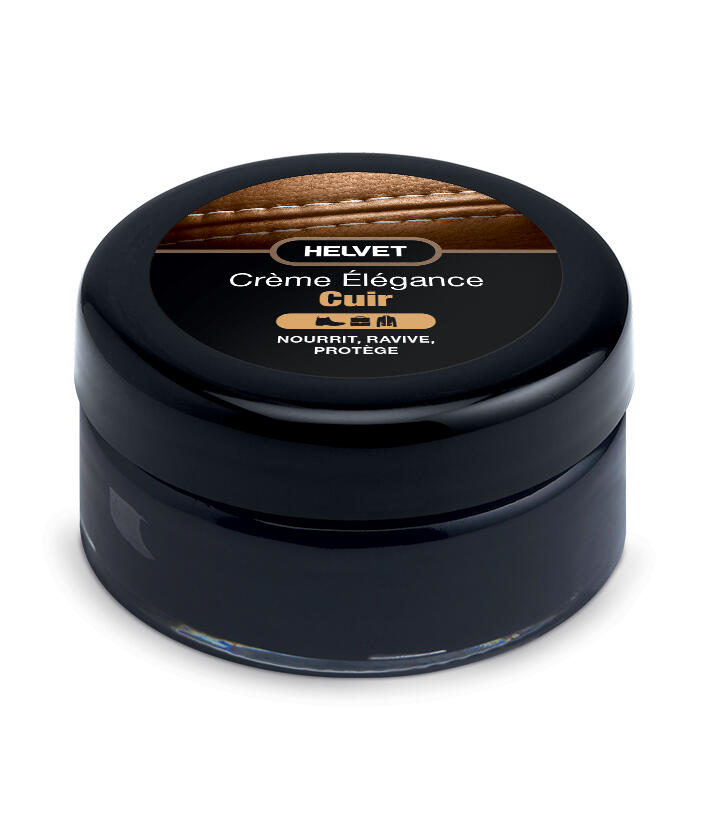 Cire cuir HELVET Crème élégance, noir, Leroy Merlin