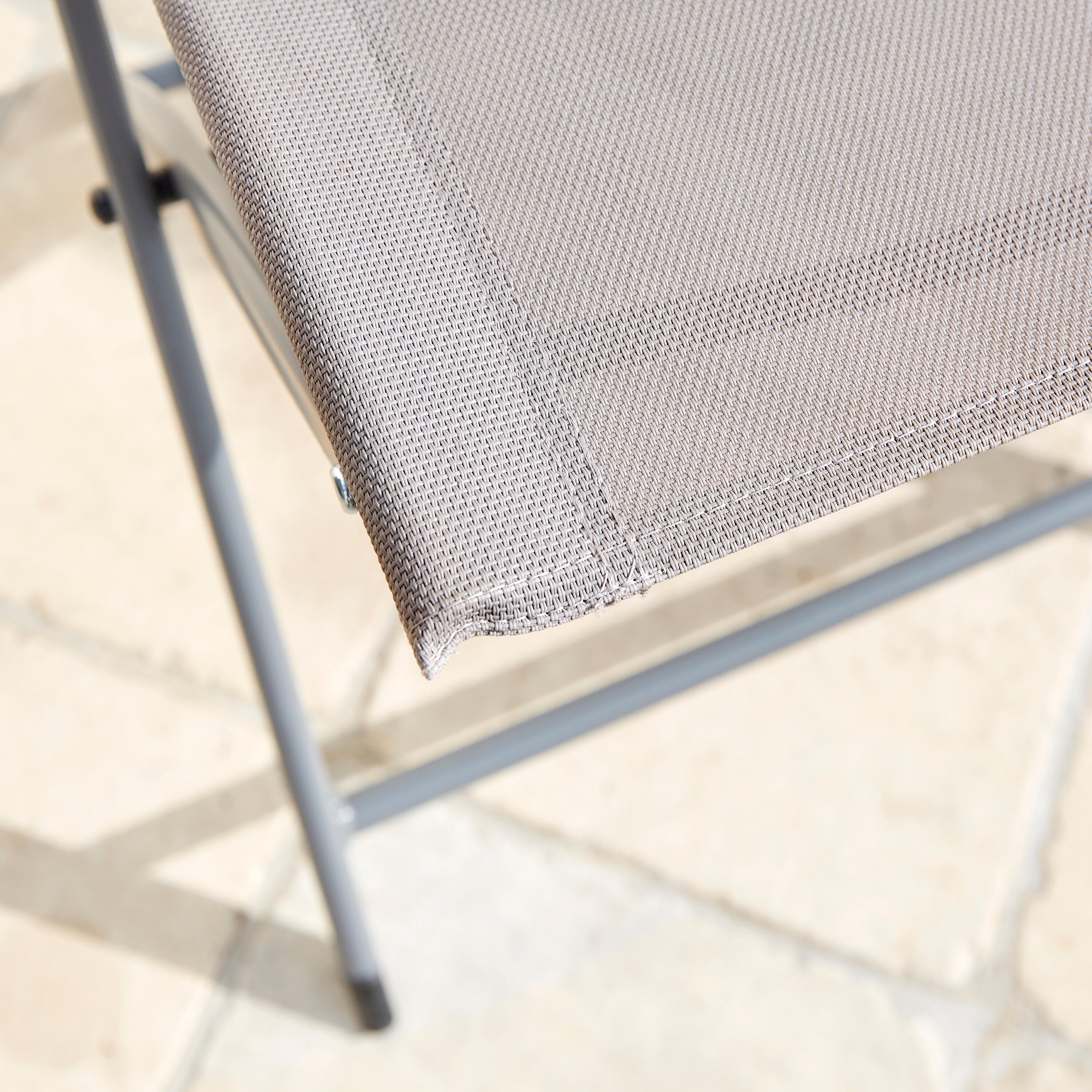 Chaise de jardin NATERIAL Emys en acier gris - 4