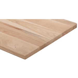 Tablette chêne pleine lame, L.200 x l.40 cm x Ep.20 mm Leroy Merlin Les bons plans des petits projets avant l'été