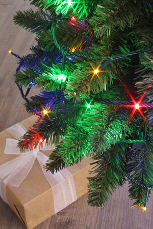 Guirlande Lumineuse LED 10 Mètres - Réaction Musicale - Fil De Cuivre Souple - Piles AAA - Pour Noël Fêtes