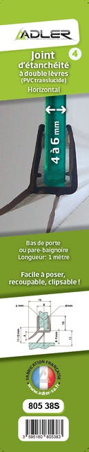 Ibegrif M102-80, Joints D'étanchéité Pour Portes De Douche Ibegrif M102-80, Joints D'étanchéité Pour Portes De Douche