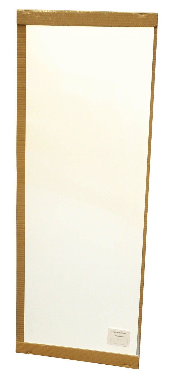 Plaque magnétique effaçable, blanc, l.33 x H.95 cm
