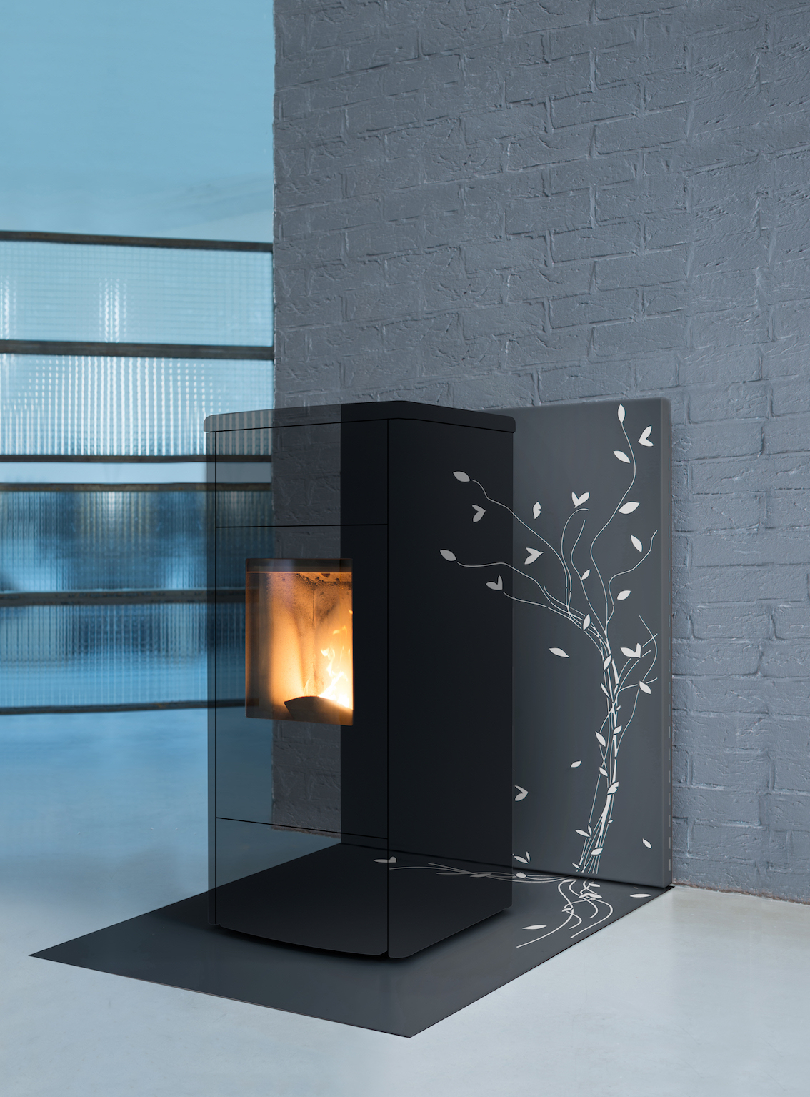 Plaque de protection murale noire DEVAUX Végétal, l.80 cm x H.100 cm - 2