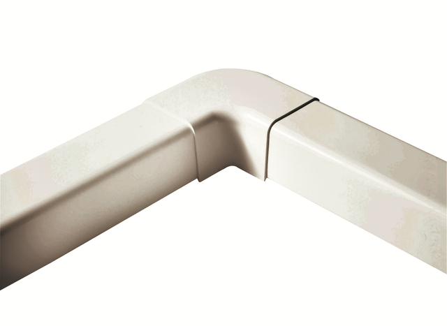 Angle plat goulotte 110x75mm, ARTIPLASTIC