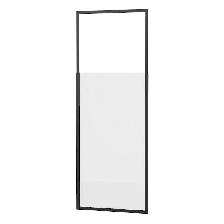 Pare-baignoire fixe transparent noir, H.155 x l.80 cm Unik - 7