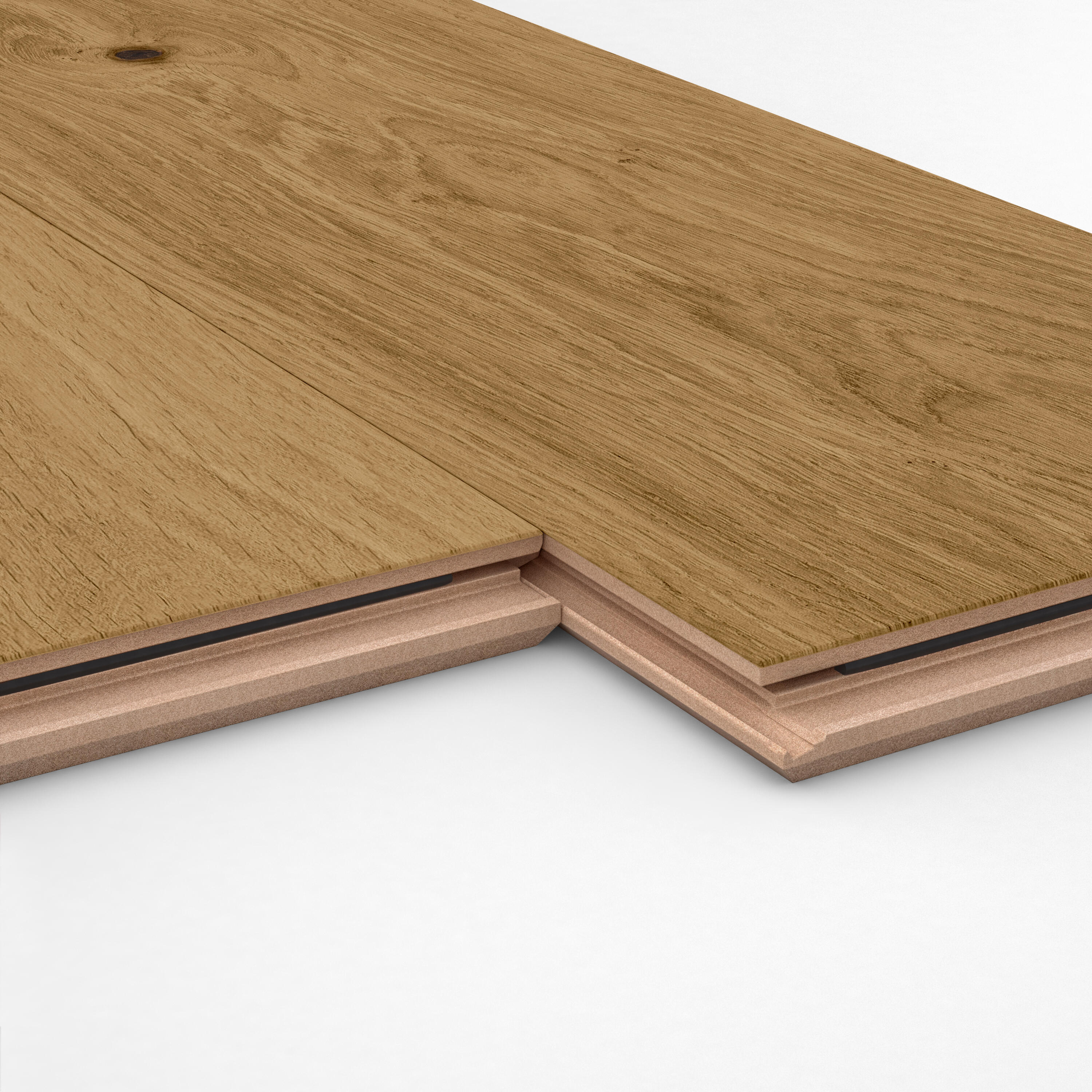 Echantillon Parquet intenso chêne blond vitrifié XL ARTENS - 3